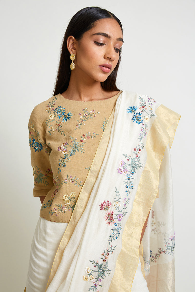 Magnolia Embroidered Saree