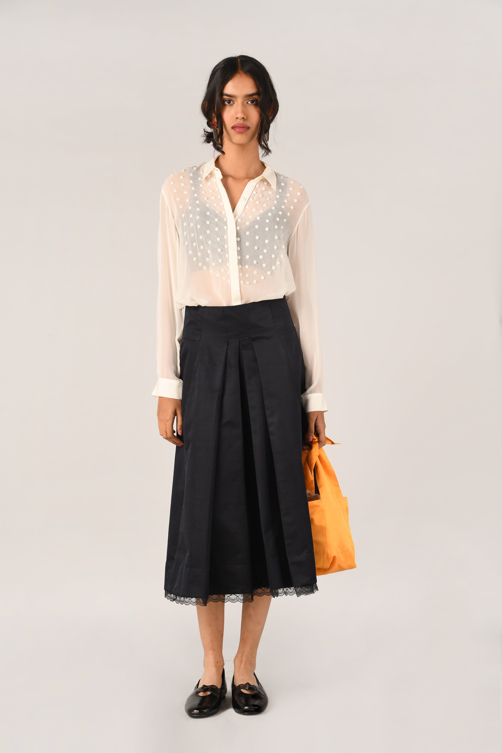 Sombreuil Yoke Embroidery Shirt