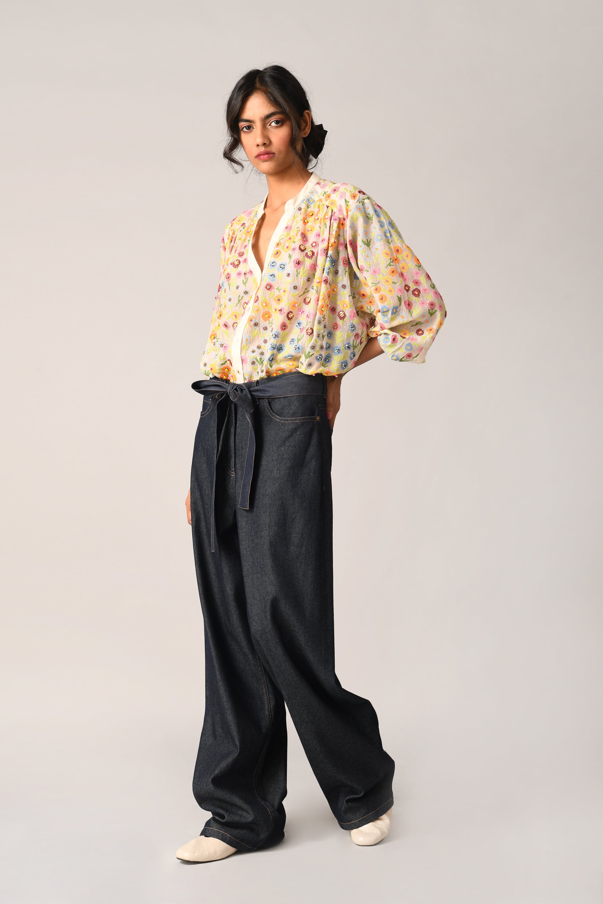Woodsii Floral Oversize Shirt