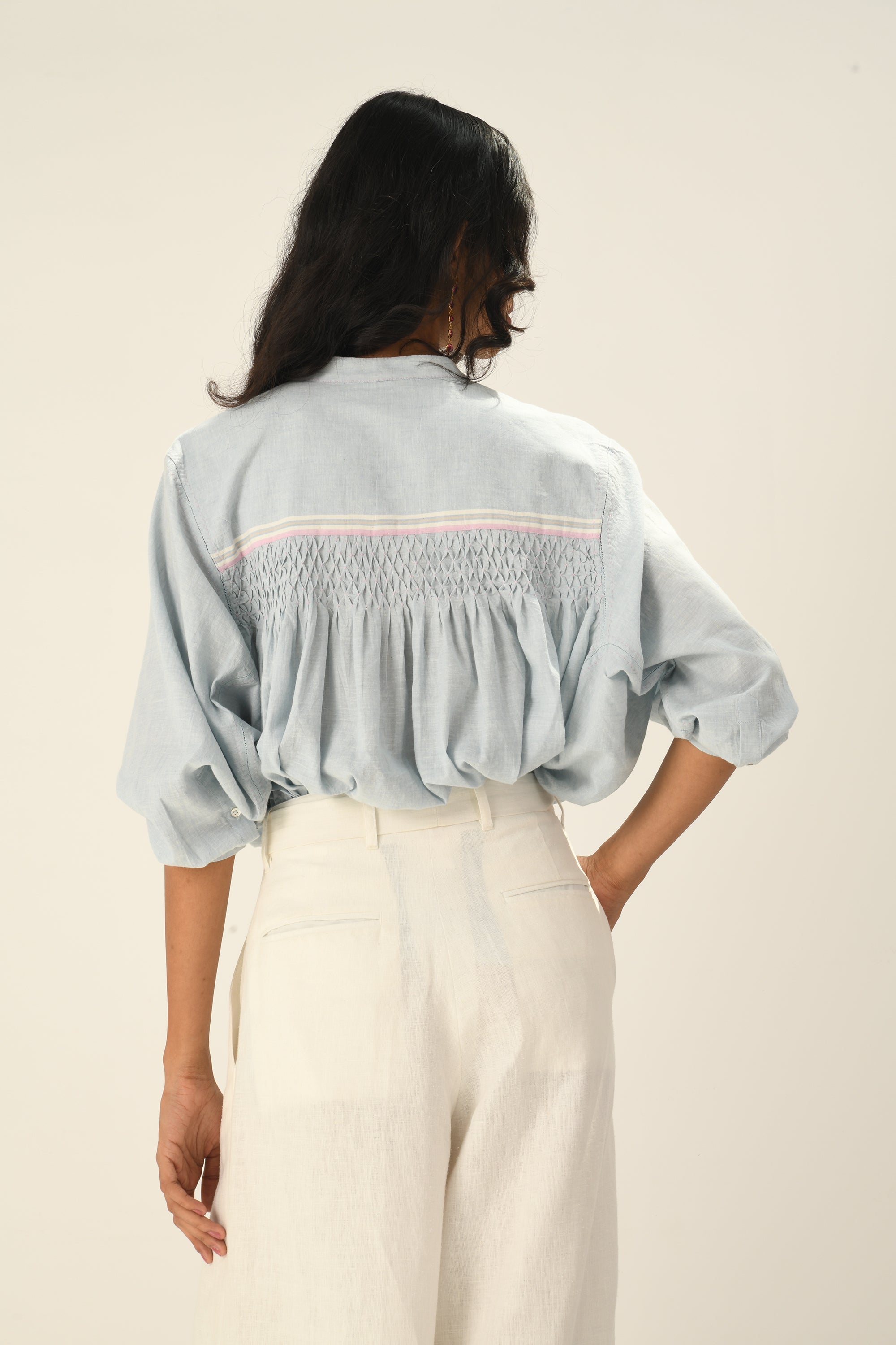 Sabinii Smocking Shirt