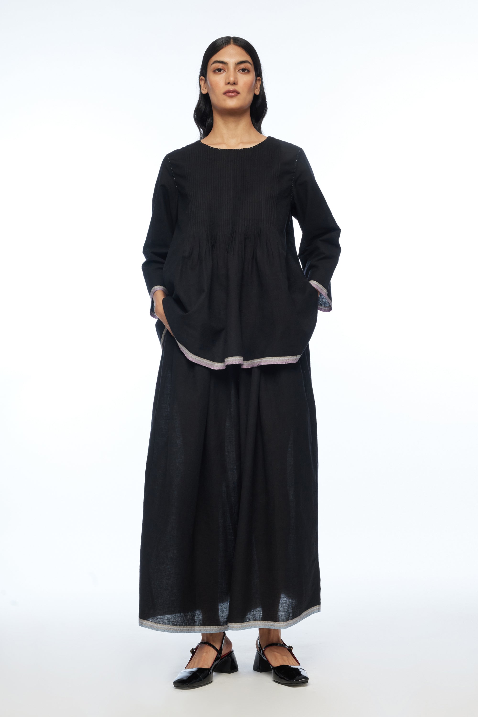 Damascena Pleated Top