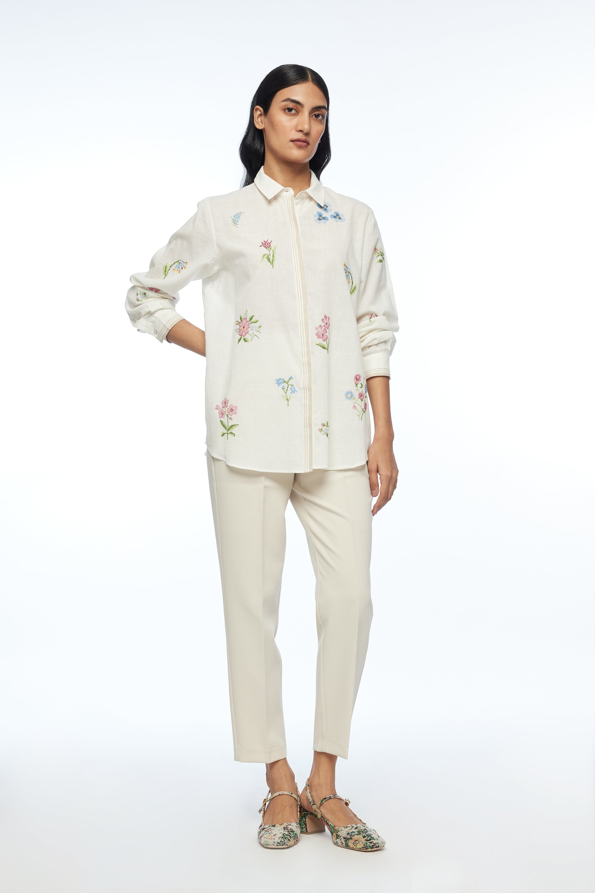 Glabrifolia Cross Stitch Shirt