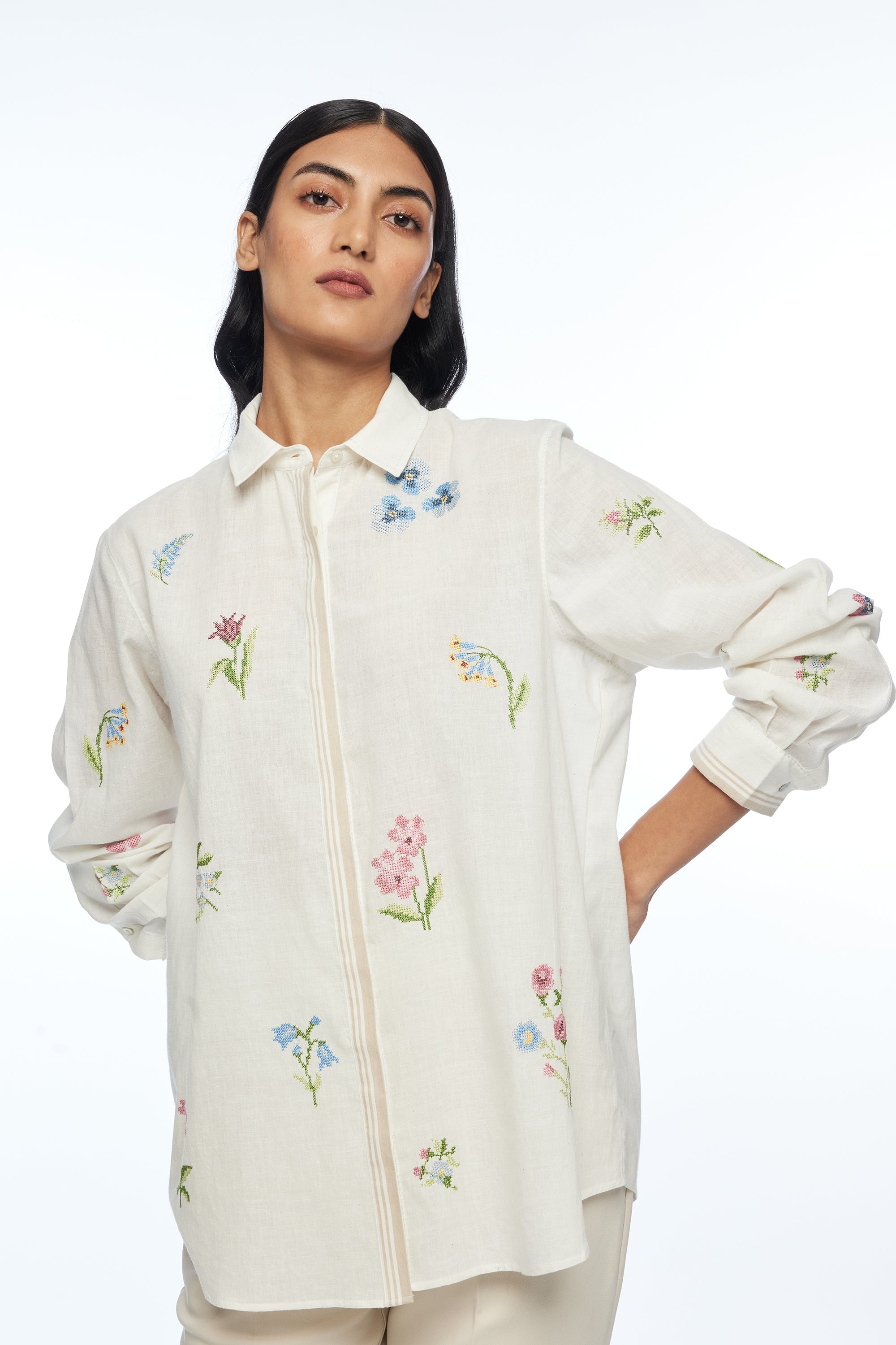 Glabrifolia Cross Stitch Shirt
