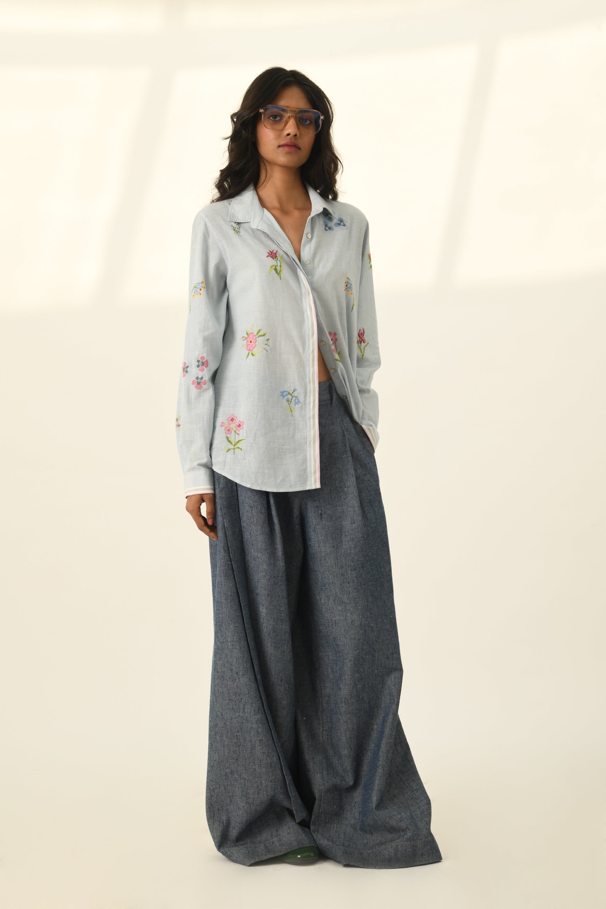 Glabrifolia Cross Stitch Shirt