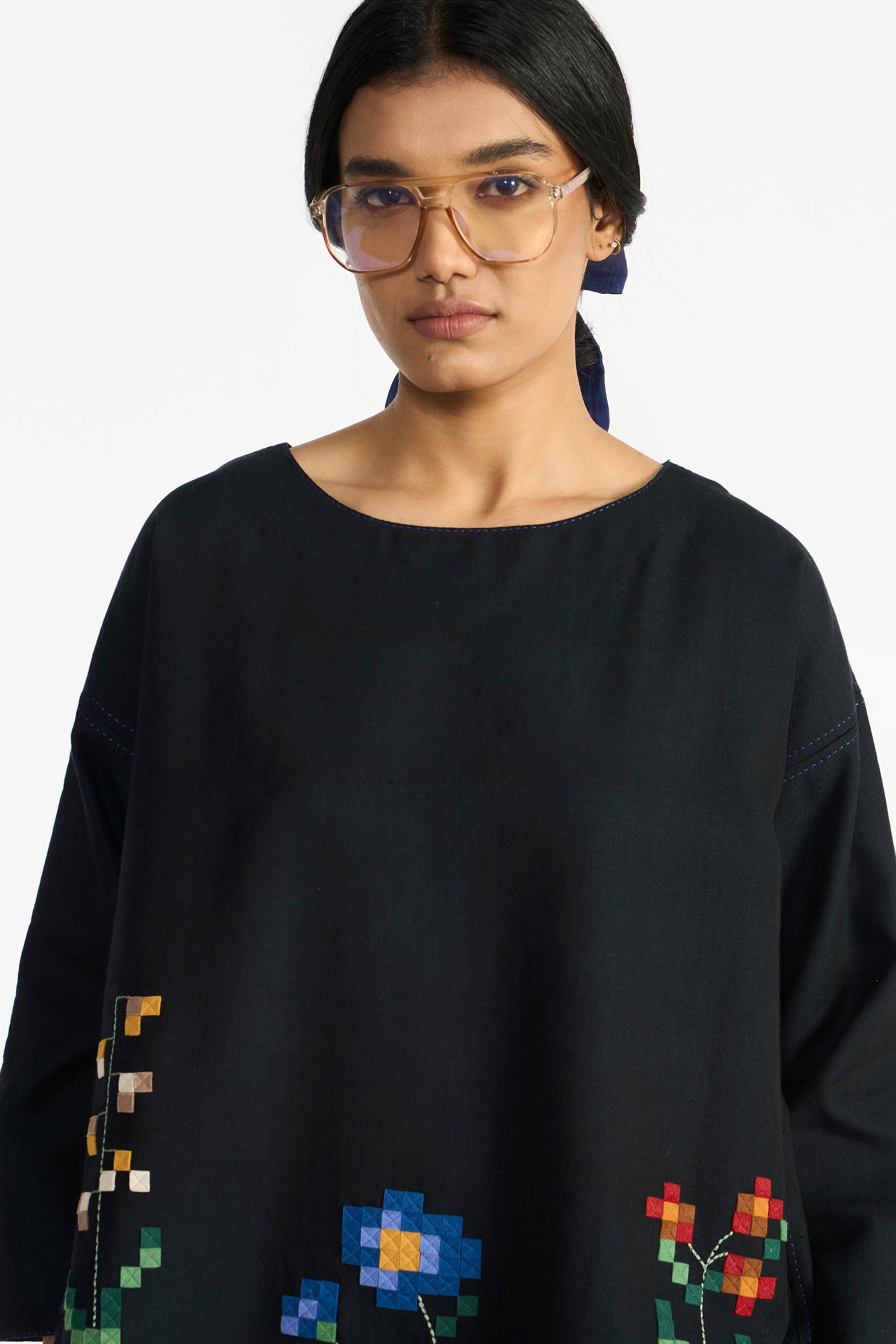 Estella Appliqué Top