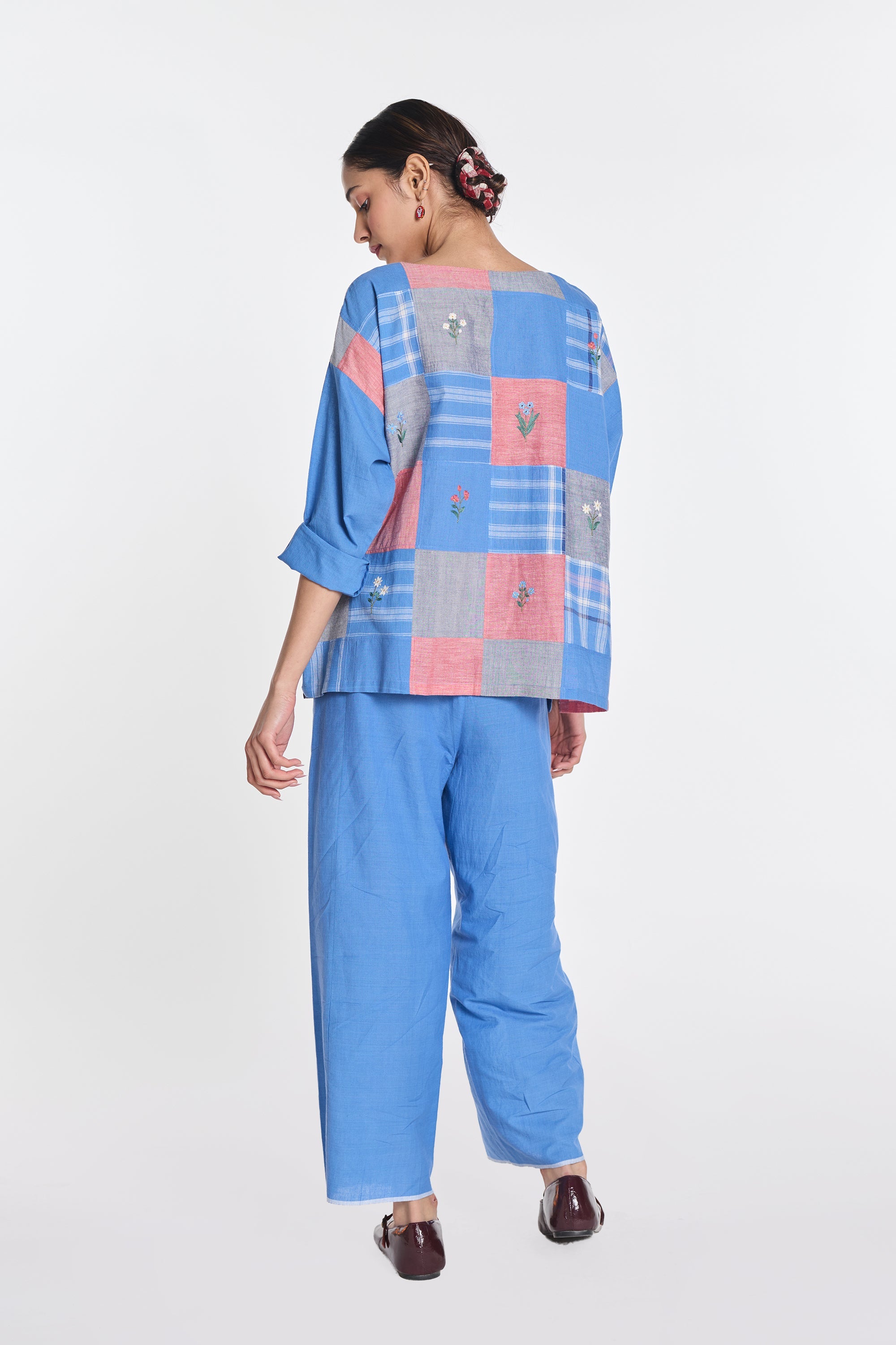Paniculata drop shoulder top