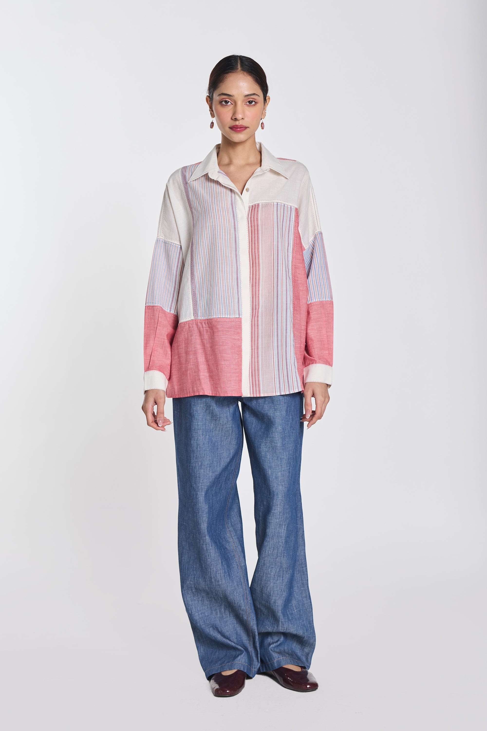 Chamomile patchwork Shirt