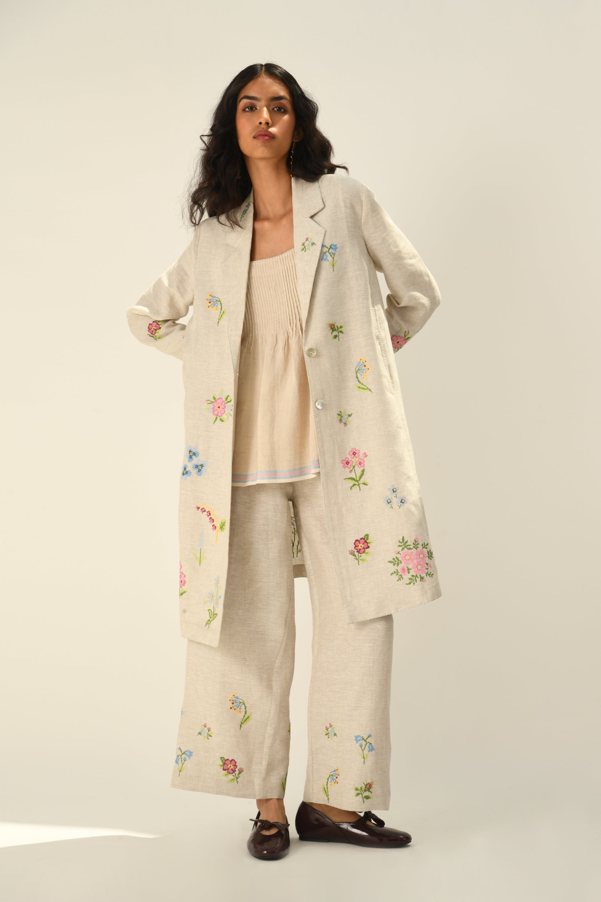 Delbard Embroidered Pants