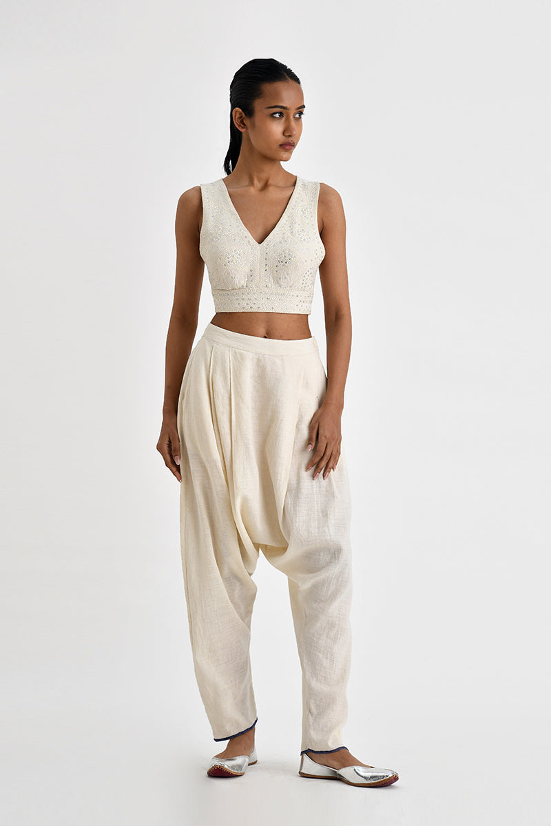 Tivas Zouave Pants 
With Salvage