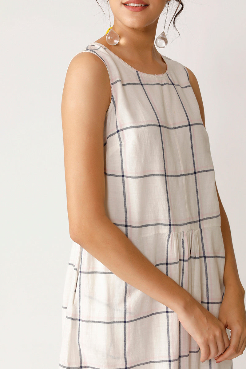 FONTANA CHECK DRESS