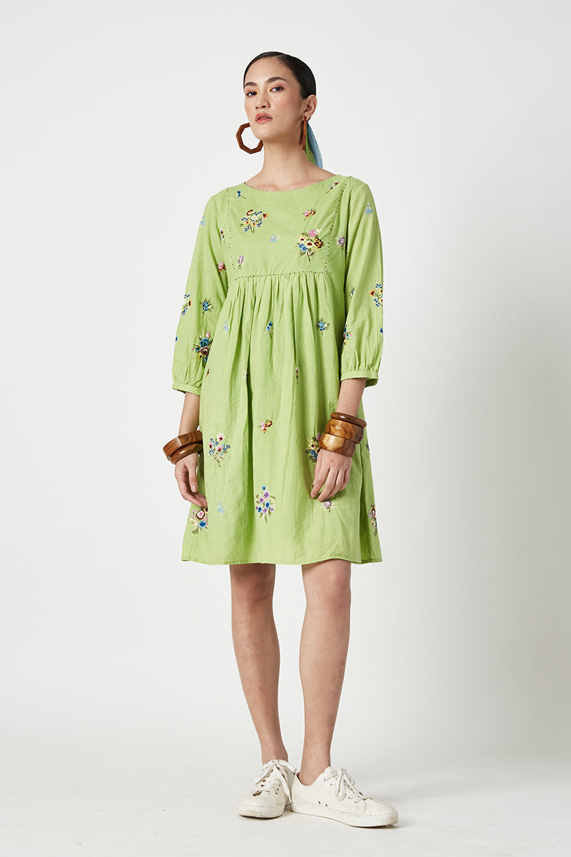 Claude Embroidered Dress