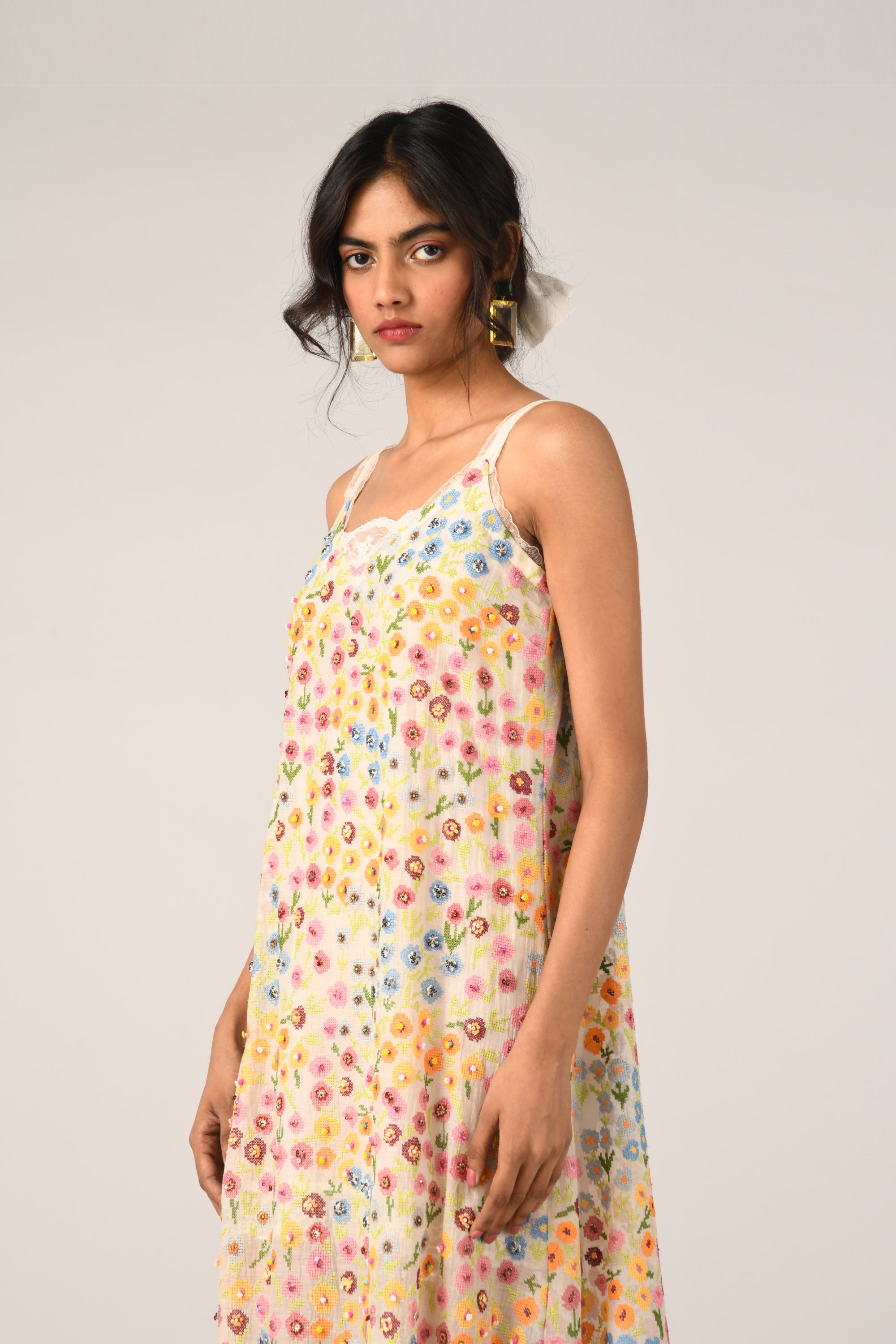 Prairie Lin Slip Dress