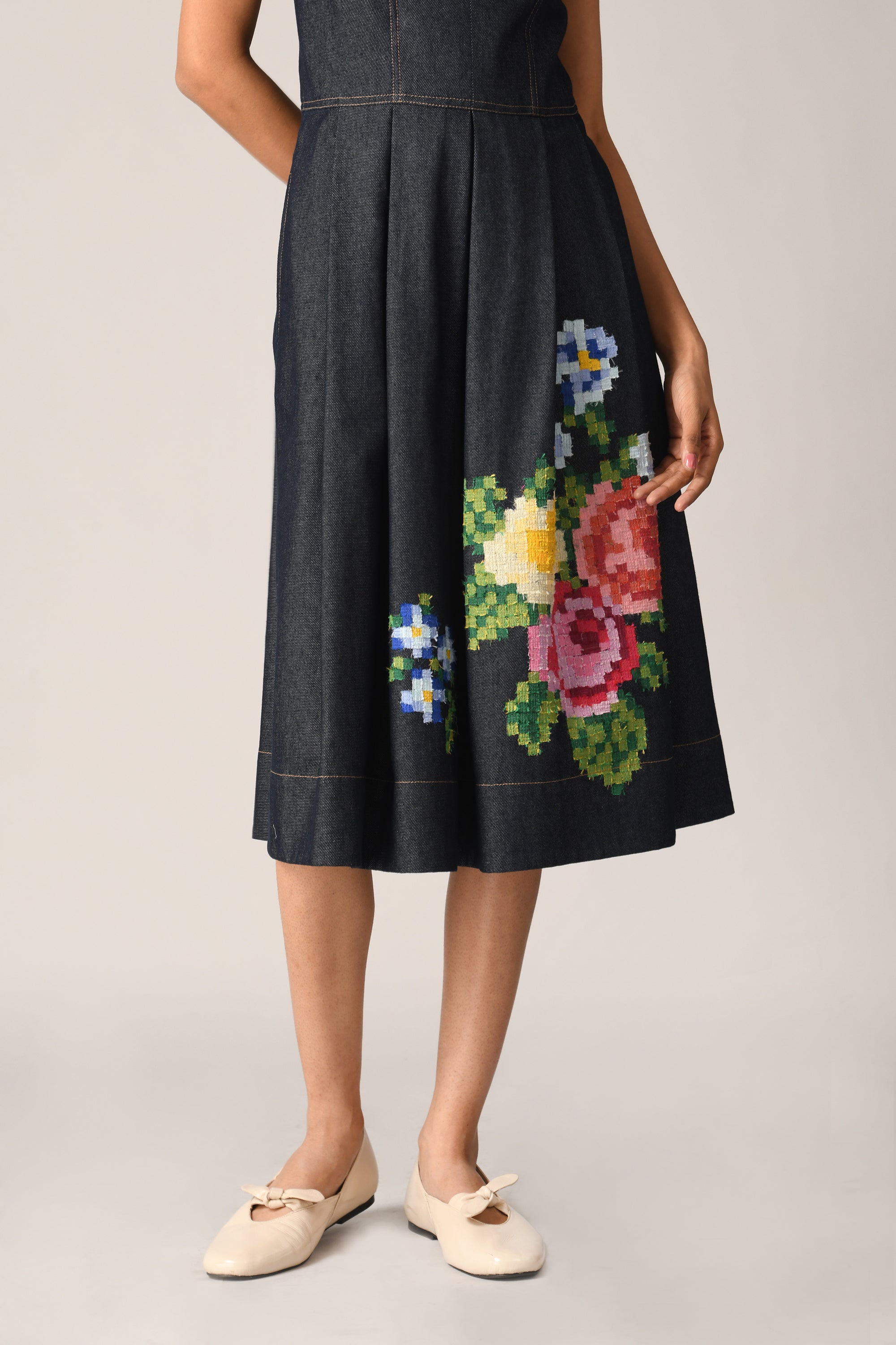 Sherardii Embroidered Corset Dress