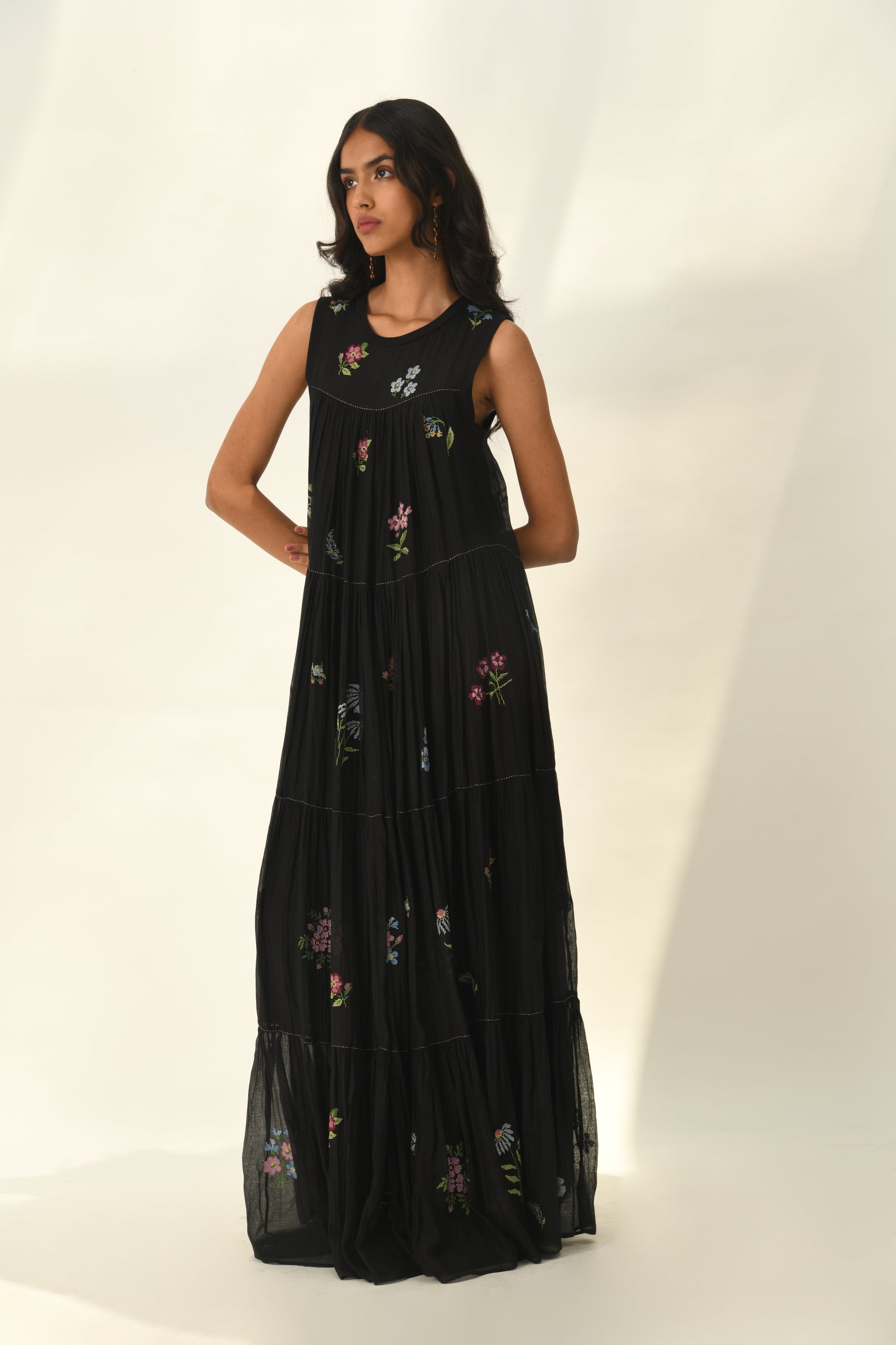 Glabrifolia Embroidered Dress