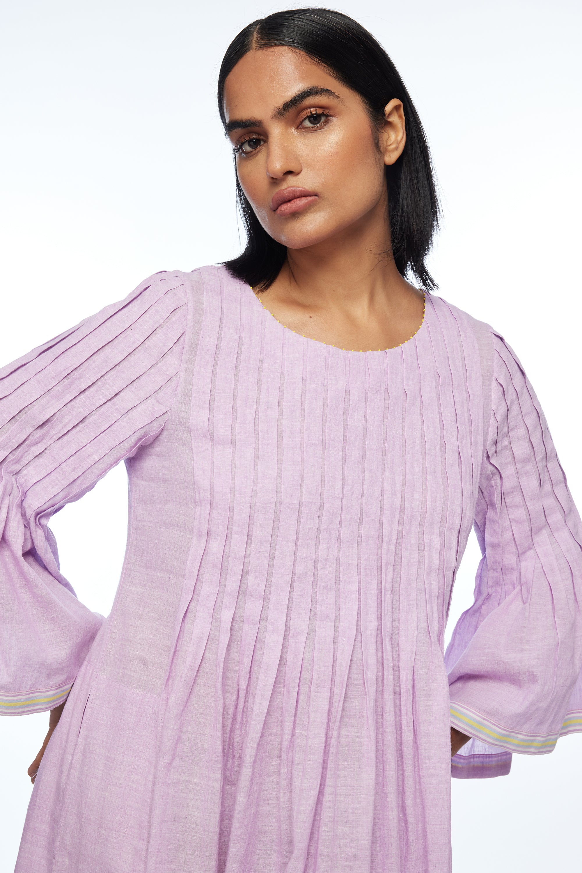 Reversa Pleated Dress