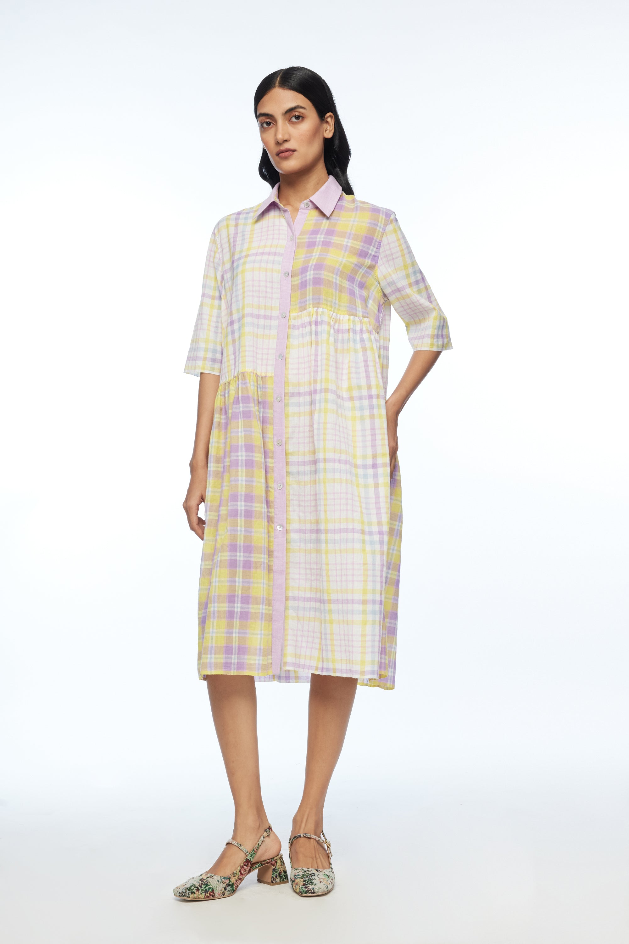 Massiana Patchwork Dress