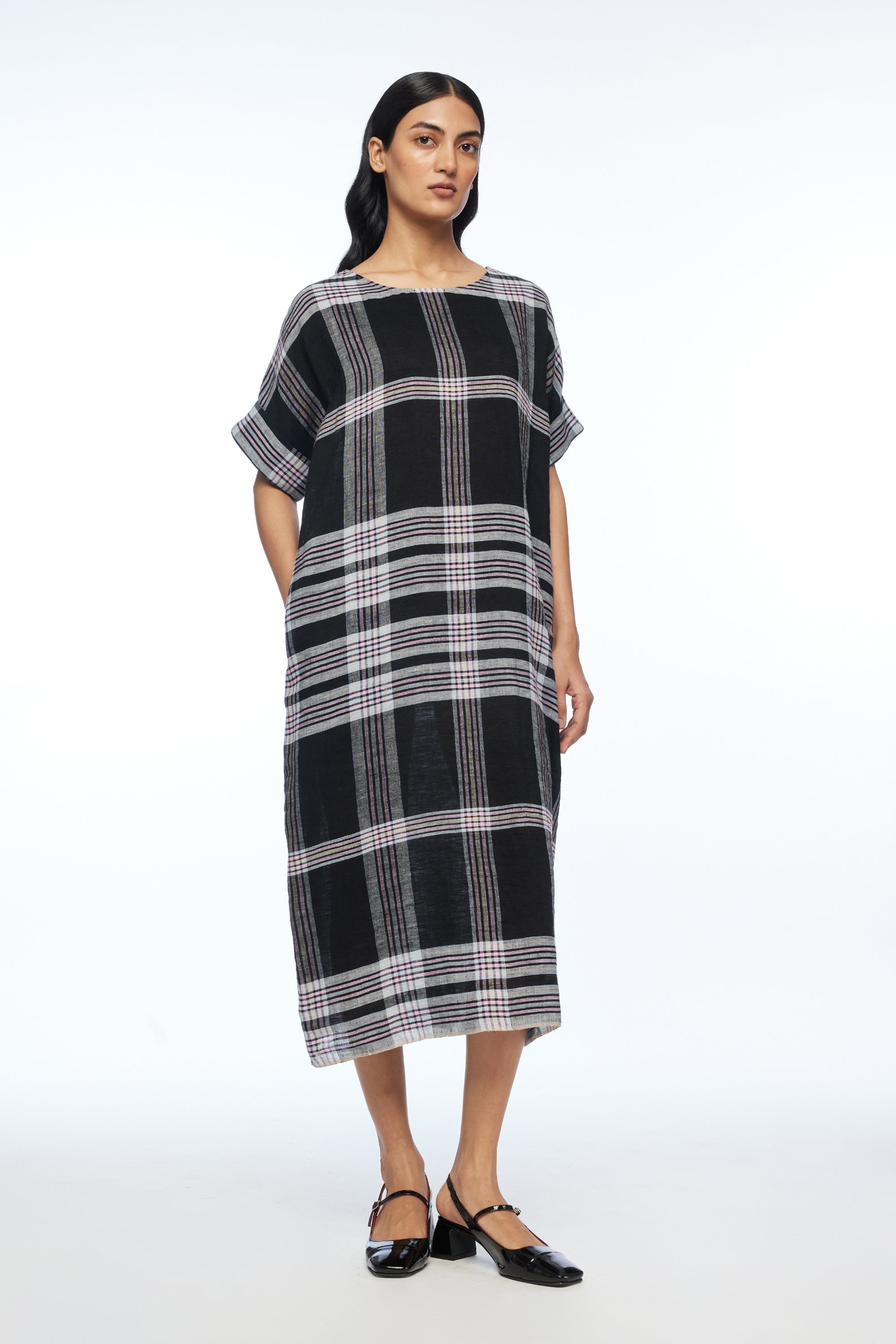 Dumalis Boat Neck Dress