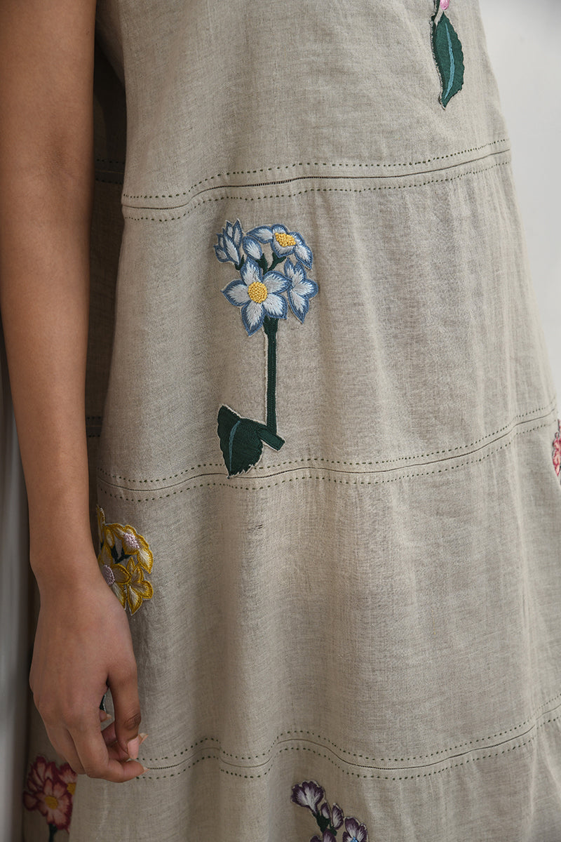 Merano Embroidered Strappy Dress