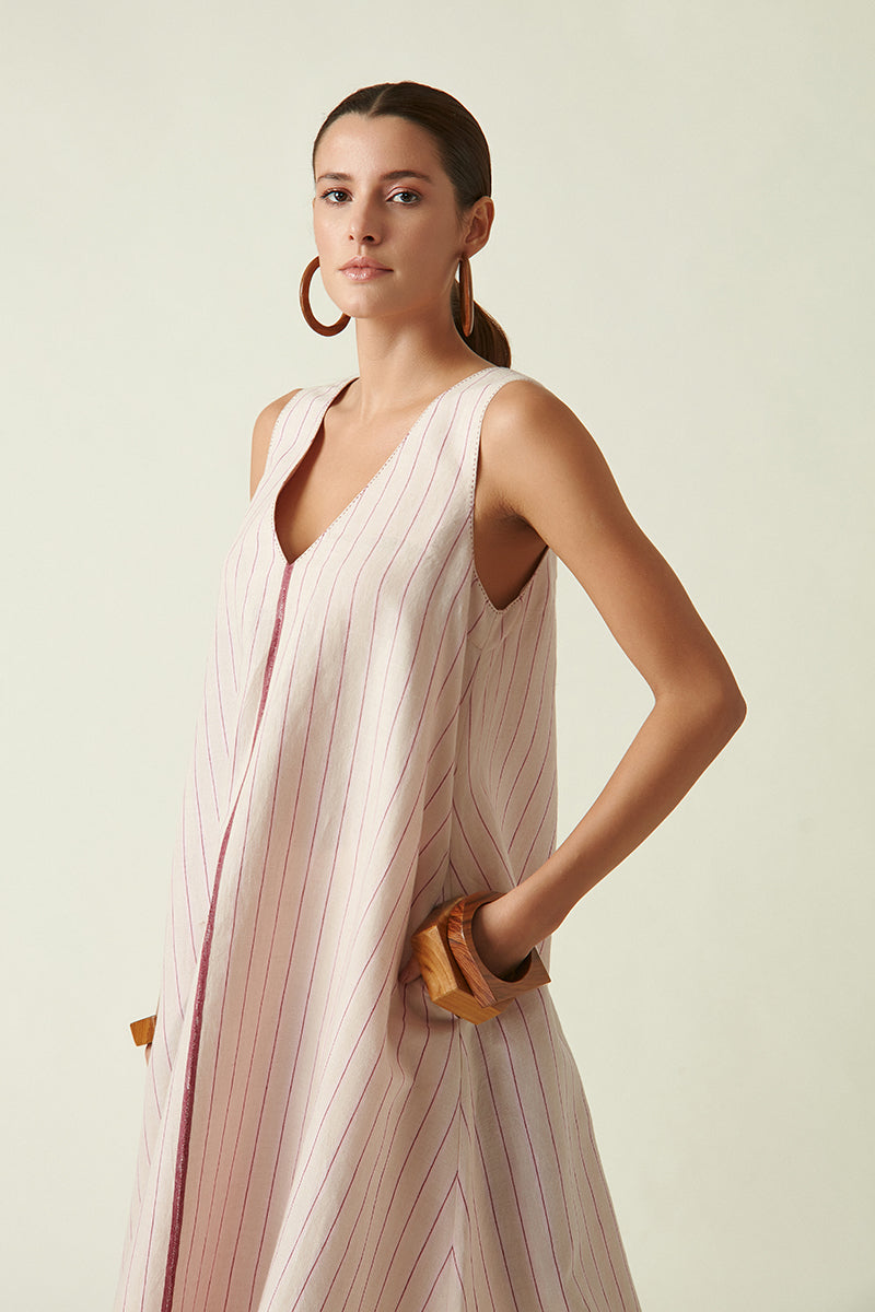 PORIA LINEN DRESS