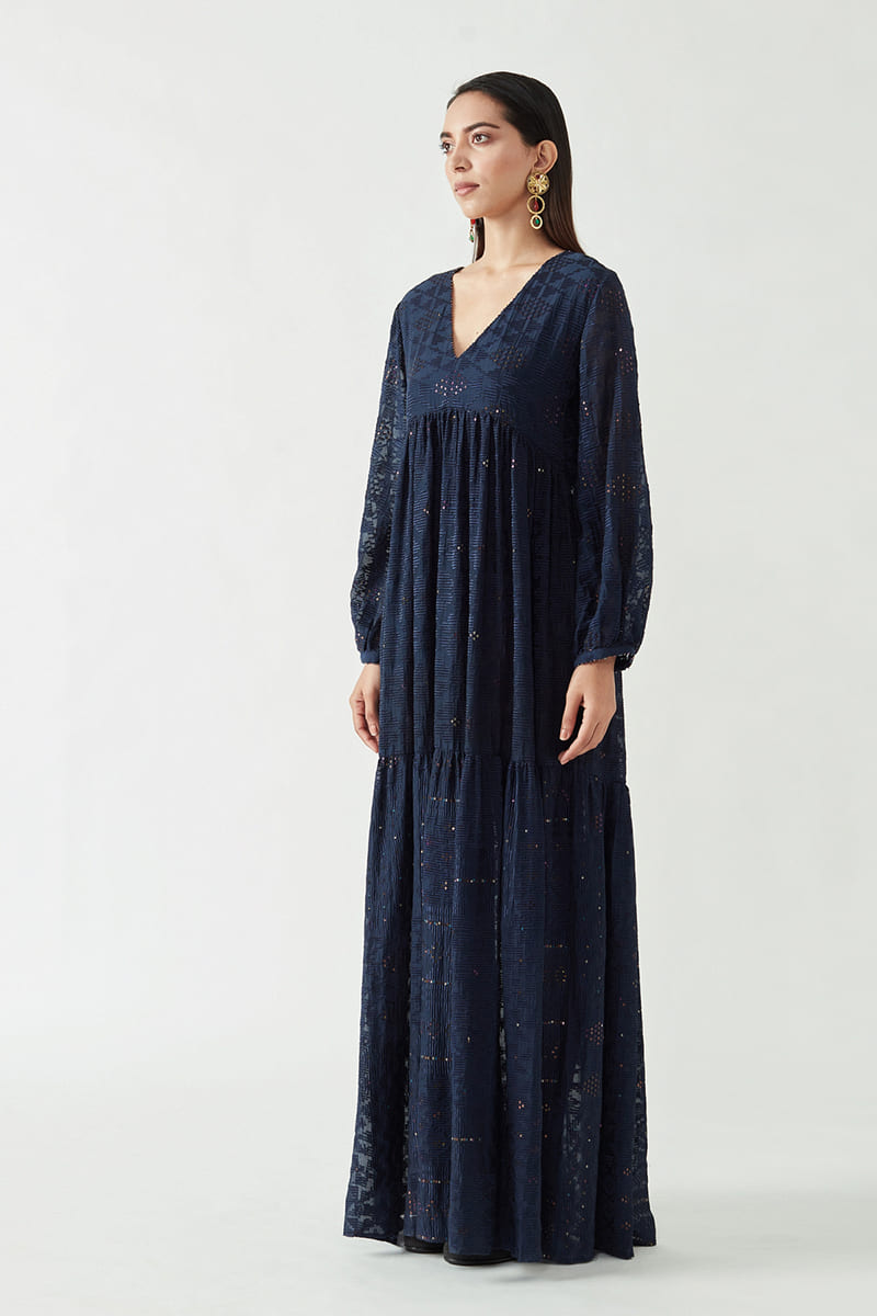AMADA EMBROIDERED DRESS