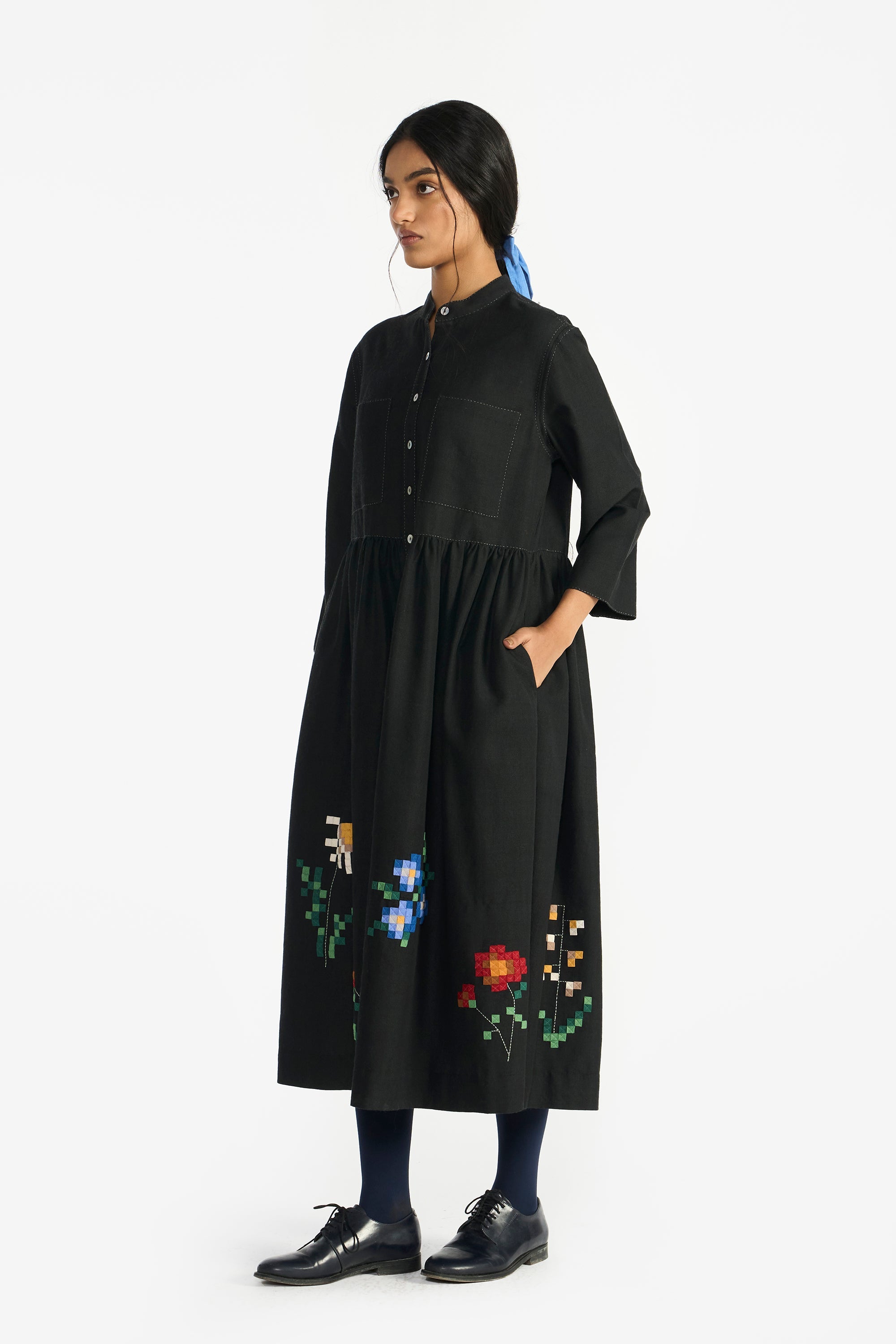 Rococo Appliqué Dress