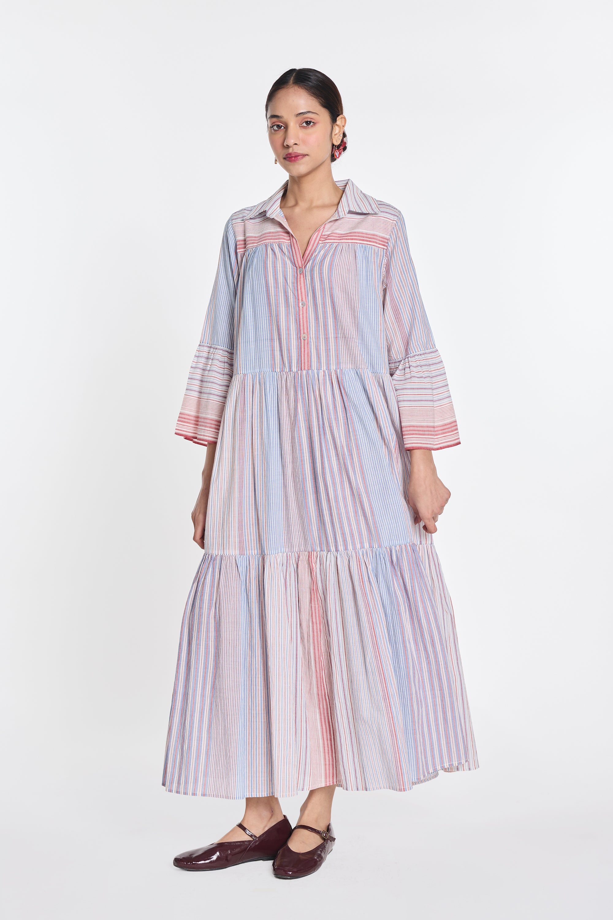 Roscoea Collared Maxi Dress