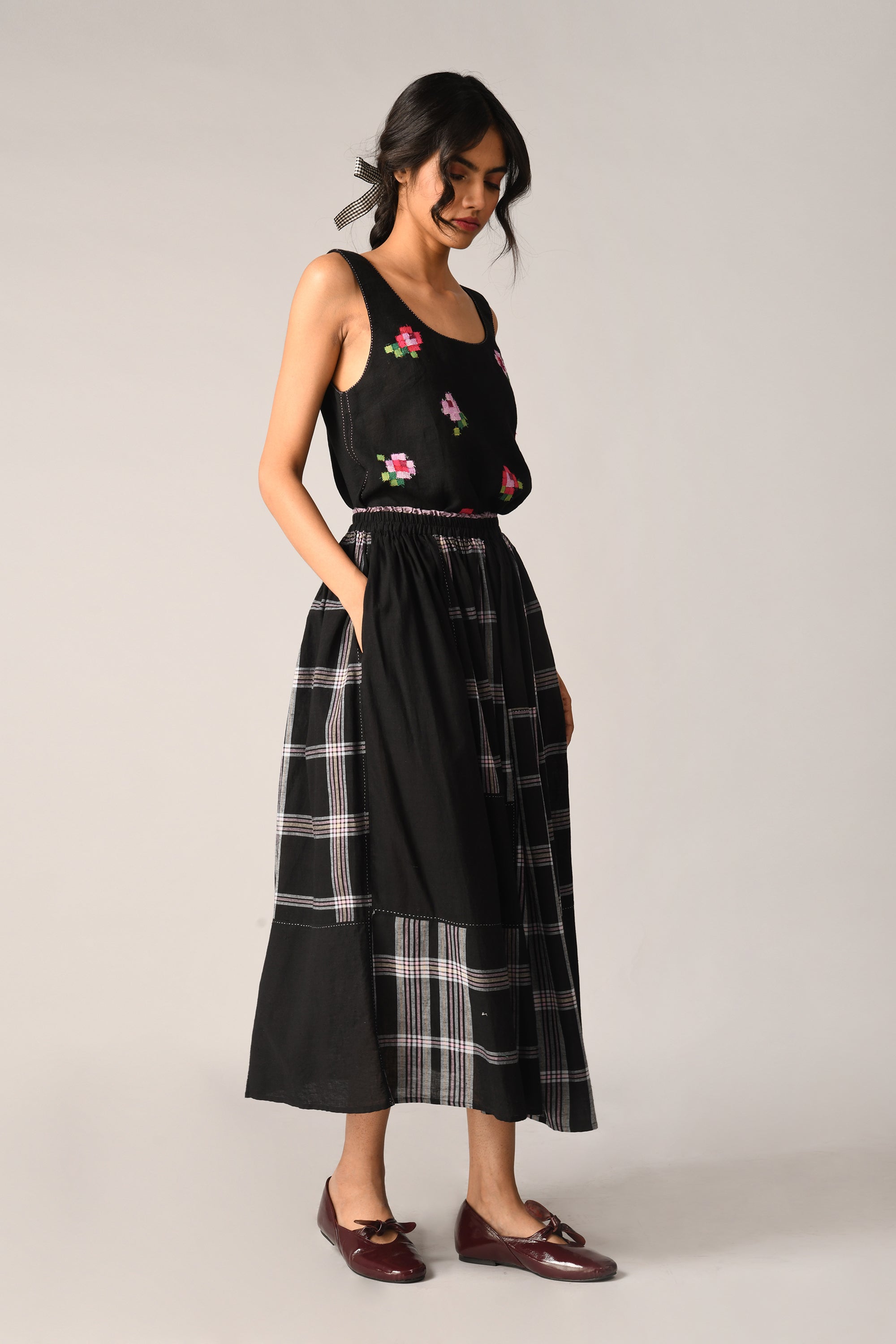 Coziae Patchwork Skirt
