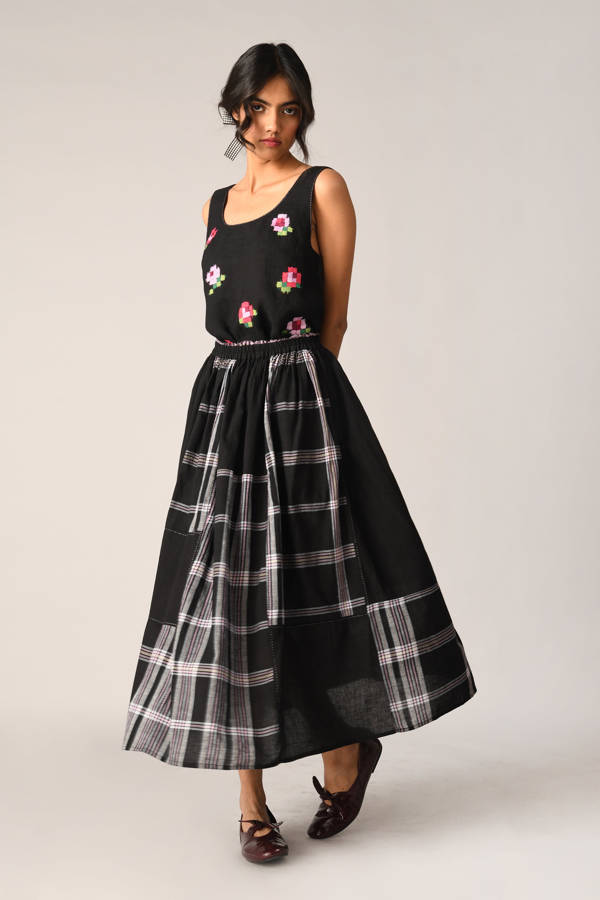 Coziae Patchwork Skirt