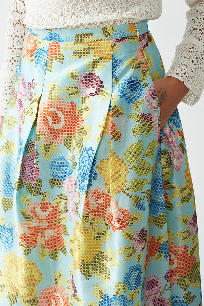 Aria Printed Skirt