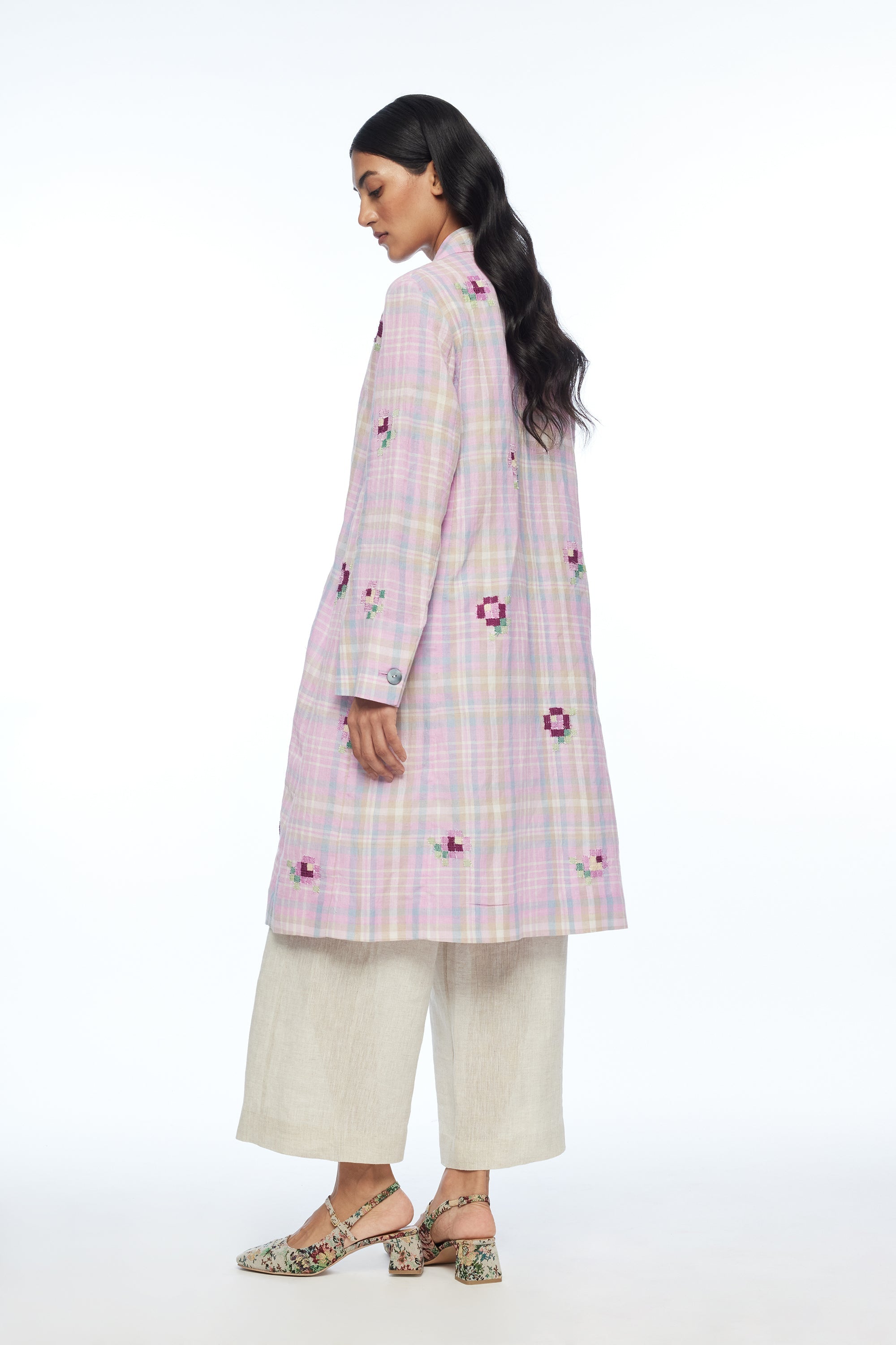 Serafinii Checkered Jacket