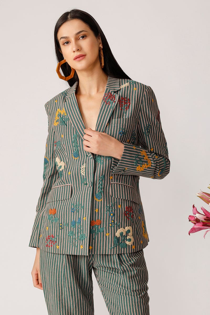 BABBLE EMBROIDERED JACKET