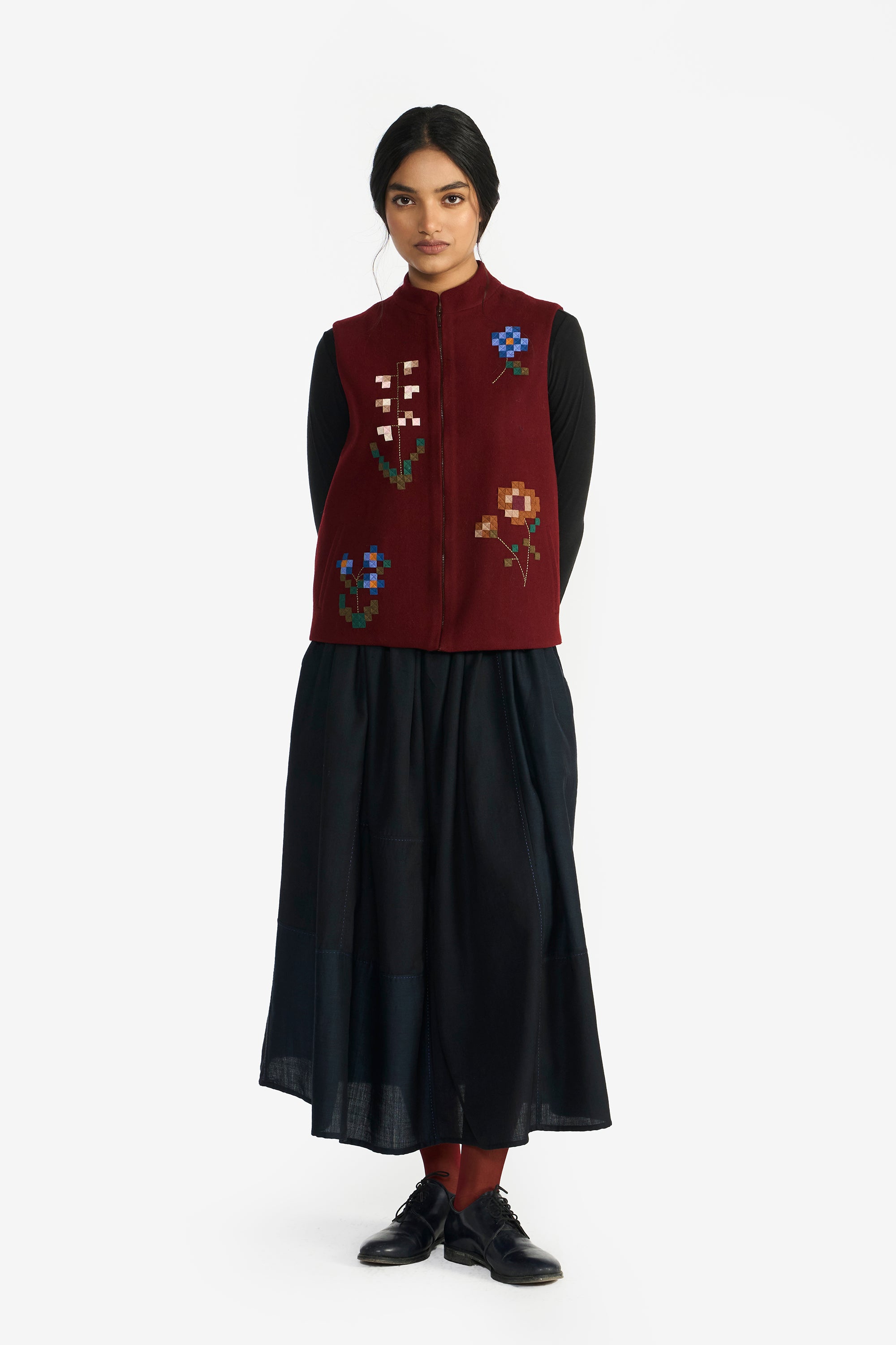 Cynthia Appliqué Gilet