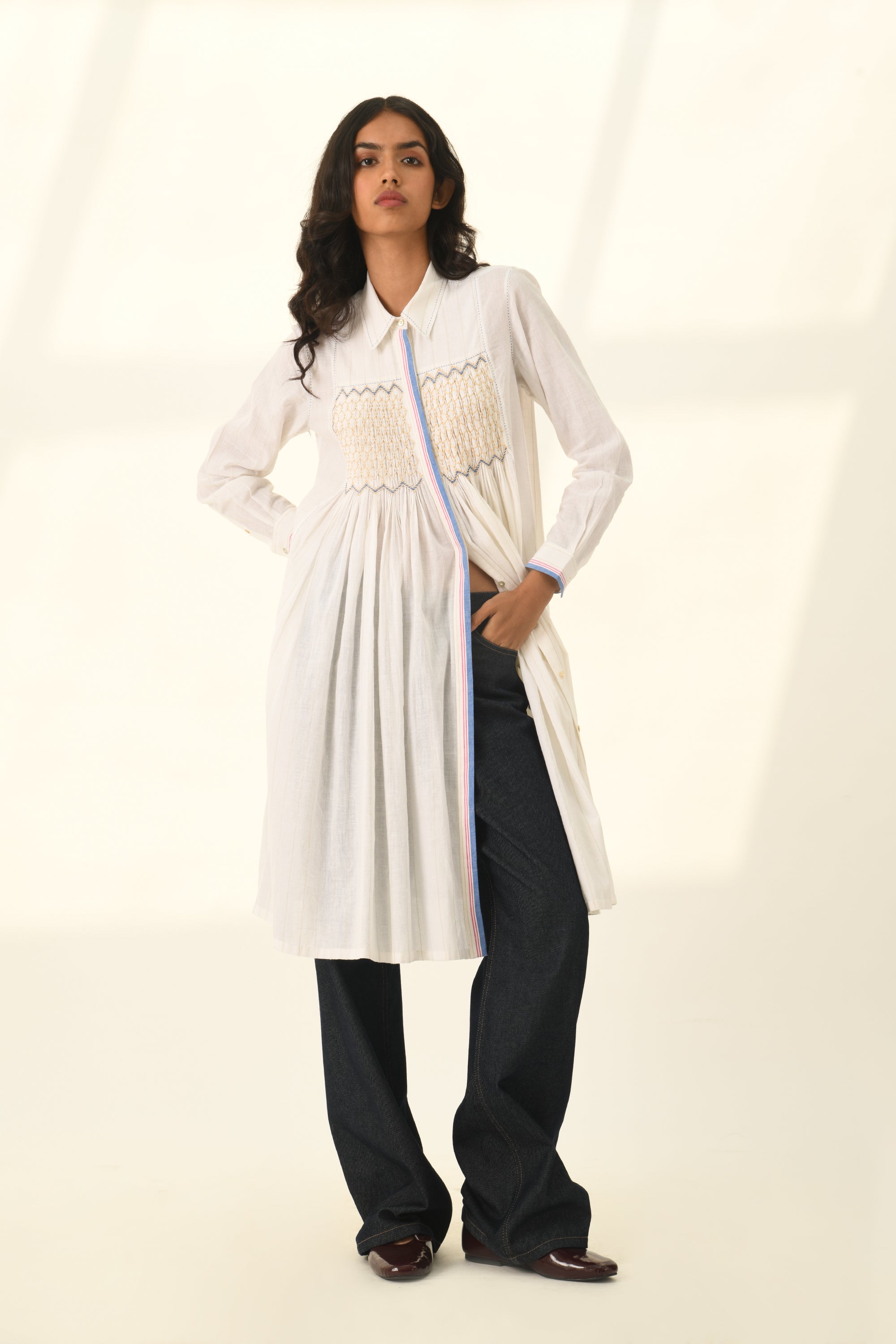 Sertata Smocking Tunic
