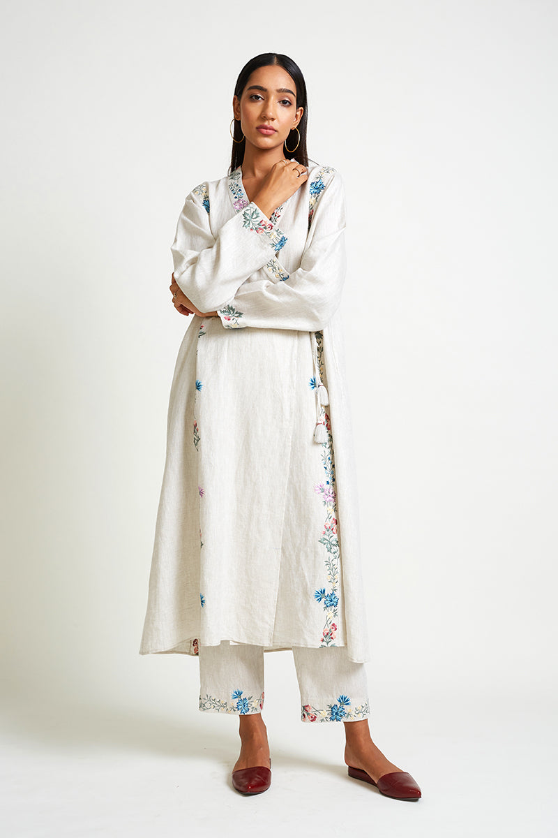 Iceplant Embroidered Kurta Set