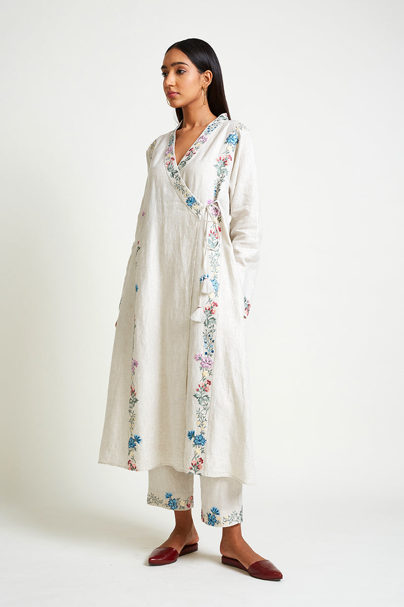 Iceplant Embroidered Kurta Set