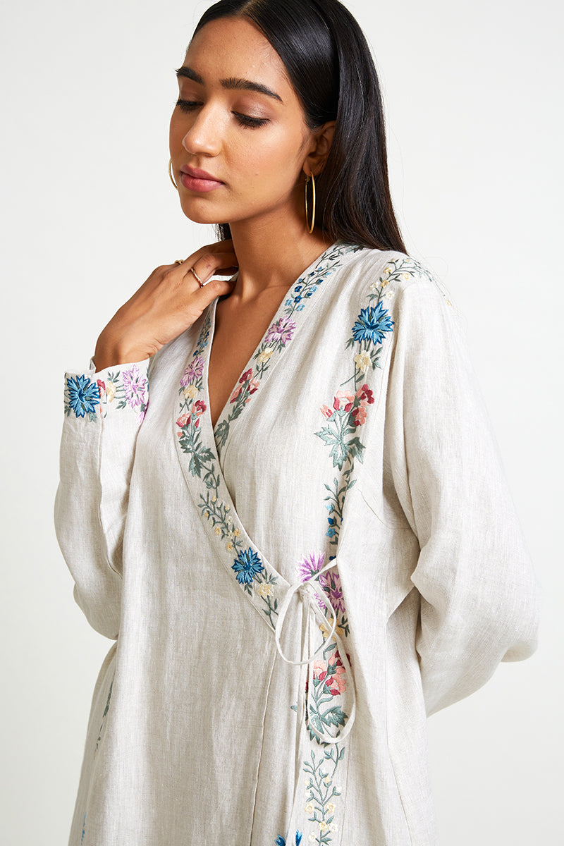 Iceplant Embroidered Kurta Set