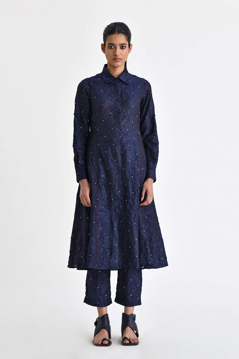 Malizia Silk Tunic Pant Set