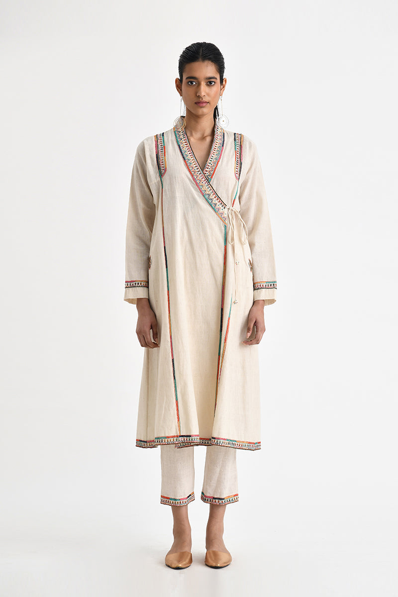 Paros Embroidered Tunic With Pants