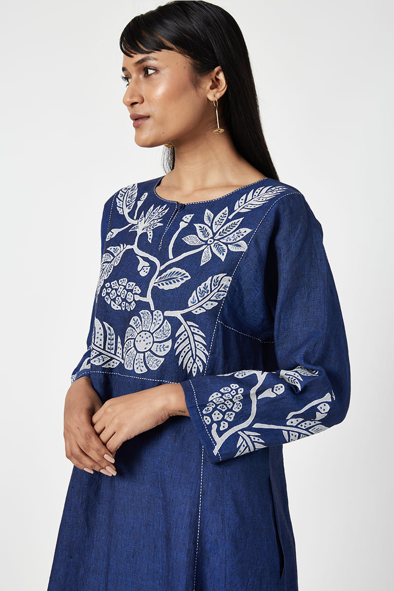 Lombok  Applique  Kurta Set (2PCS)