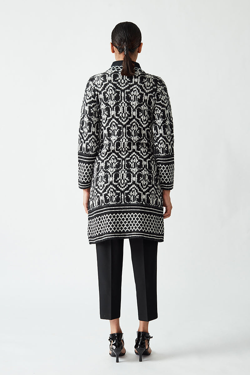 Knitted Jacquard Jacket