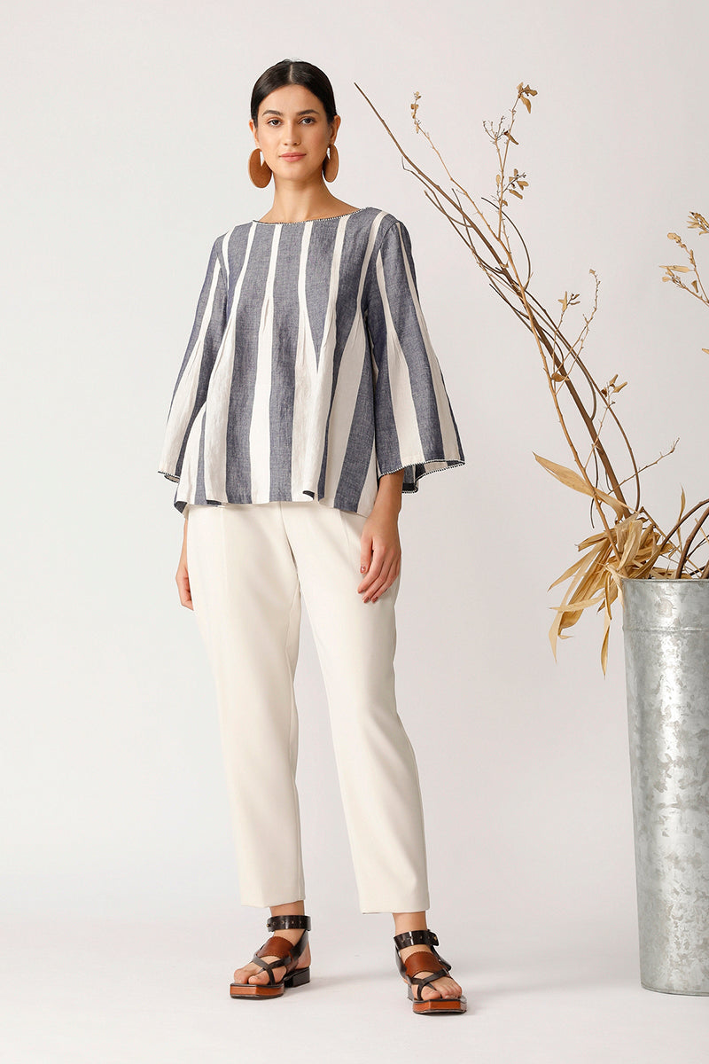 BALOGH PLEATED TOP