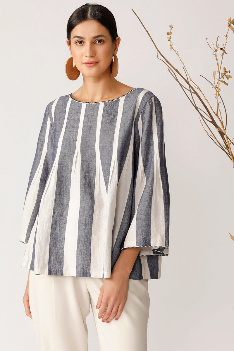 BALOGH PLEATED TOP