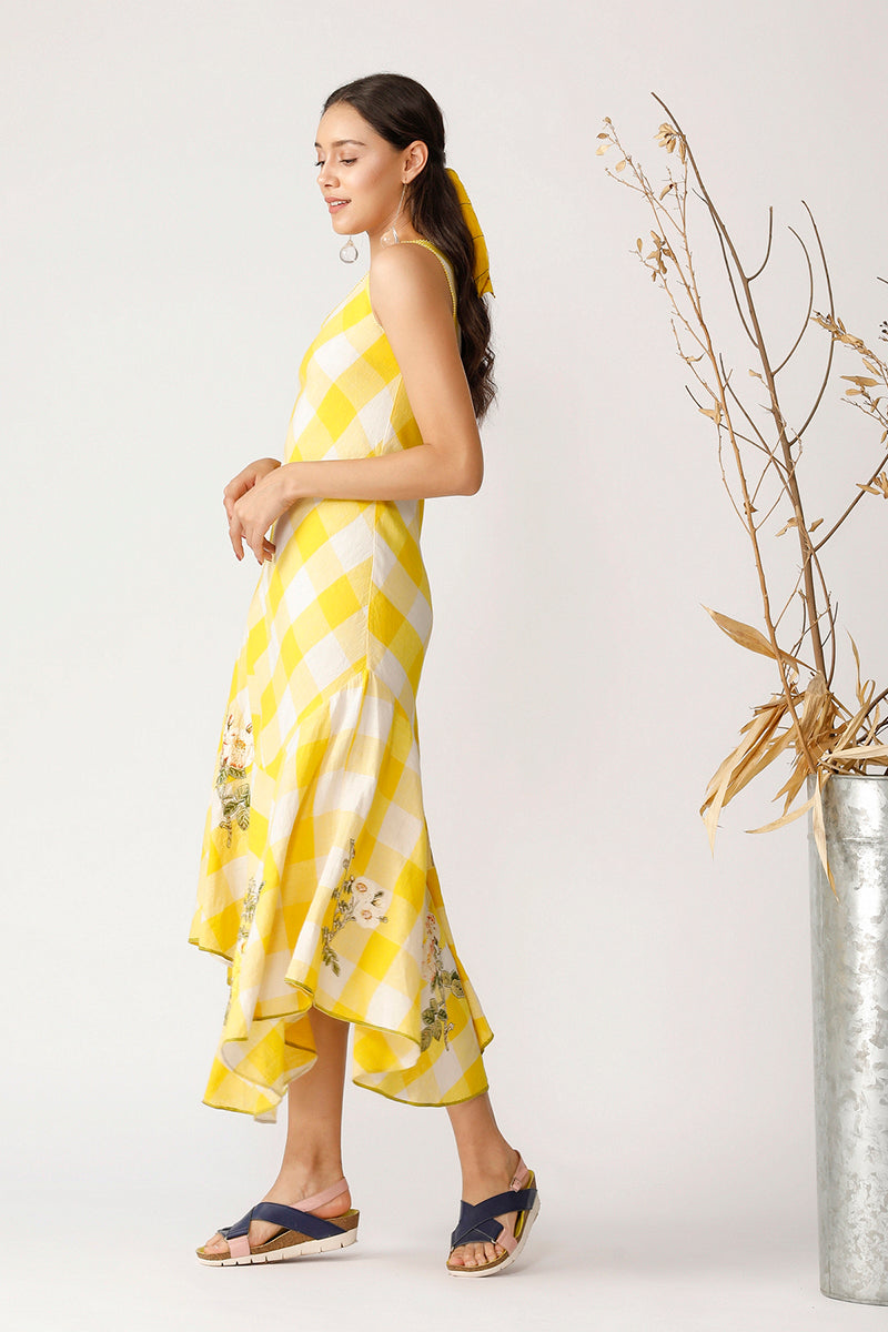 MUZIO EMBROIDERED DRESS