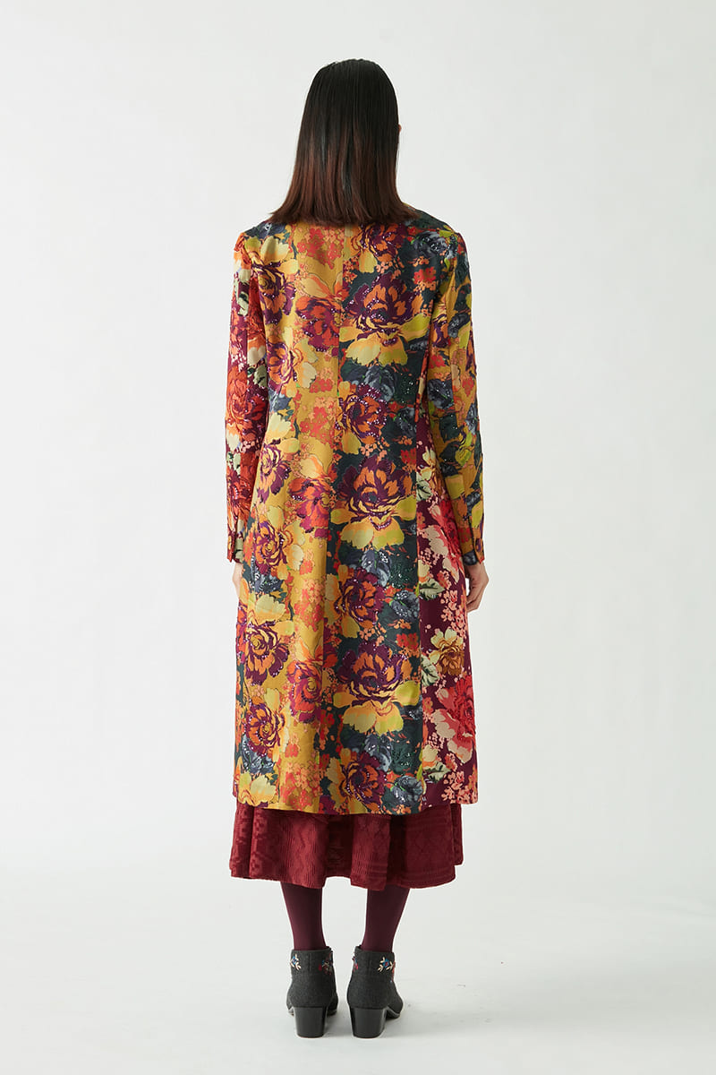 KRISTIN EMBELLISHED PRINTED JACKET